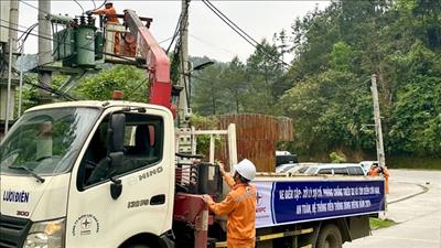 Ngành điện tập trung ứng phó với bão số 2 và mưa lũ