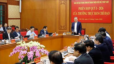 Năm điểm nổi bật về công tác pháp luật trong xây dựng đồng bộ thể chế