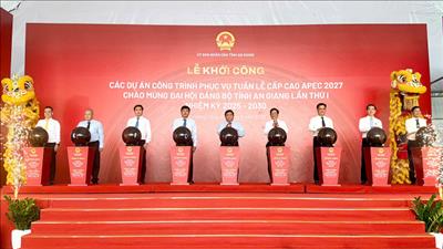 Khởi công các dự án, công trình phục vụ Tuần lễ Cấp cao APEC 2027