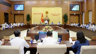 Phiên họp thứ 48 của Ủy ban Thường vụ Quốc hội sẽ diễn ra trong 3 ngày