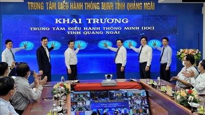 Đưa Trung tâm điều hành thông minh tỉnh Quảng Ngãi vào hoạt động