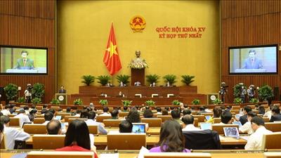 Quốc hội thông qua Nghị quyết về cơ cấu tổ chức Chính phủ nhiệm kỳ 2021 - 2026