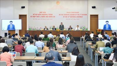 Kỳ họp thứ 3, Quốc hội khóa XV khai mạc vào ngày 23/5