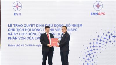 Bổ nhiệm Chủ tịch Hội đồng thành viên Tổng công ty Điện lực miền Nam