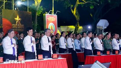 Lãnh đạo Đảng, Nhà nước dự cầu truyền hình tri ân các Anh hùng liệt sỹ