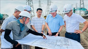 Lãnh đạo EVNNPT kiểm tra tiến độ 4 dự án quan trọng nhằm đảm bảo điện cho miền Bắc