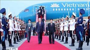 Tổng Bí thư Tô Lâm đến Bình Nhưỡng, bắt đầu thăm cấp Nhà nước tới Triều Tiên