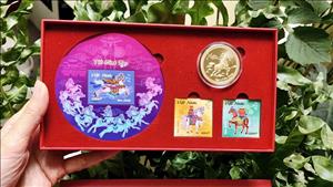 Phát hành bộ tem Tết Bính Ngọ 2026 và đồng xu Nhật Mã Phi Vân