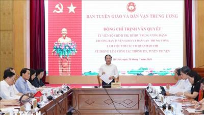 Báo chí cách mạng khẳng định vai trò dòng chảy thông tin chủ lưu, là tiếng nói của Đảng và nhân dân
