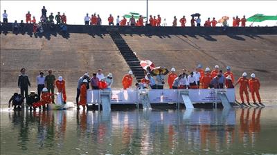 Tái tạo nguồn lợi thủy sản lòng hồ thủy điện Sông Tranh 2