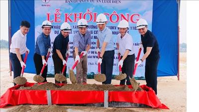 Khởi công dự án TBA 110kV Sông Công 2 và nhánh rẽ, tỉnh Thái Nguyên
