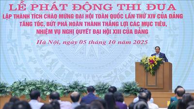 Triển khai Đợt thi đua lập thành tích chào mừng Đại hội lần thứ XIV của Đảng