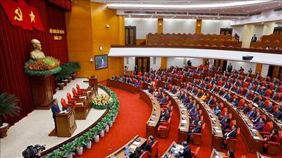 Thông báo Hội nghị lần thứ hai Ban Chấp hành Trung ương Đảng khóa XIV