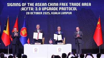 Nâng cấp Hiệp định thương mại tự do ASEAN - Trung Quốc
