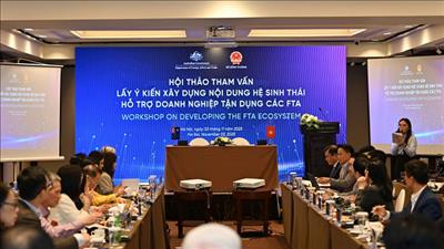 Xây dựng Hệ sinh thái hỗ trợ doanh nghiệp tận dụng các FTA