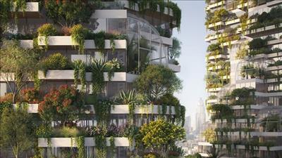 Dự án xây nhà chọc trời đôi có 30.000 cây