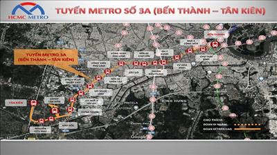TP HCM tính xây dựng đường sắt đô thị tuyến 3A