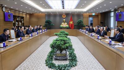 Thủ tướng Lê Minh Hưng tiếp Đại sứ Trung Quốc