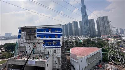Gấp rút thi công dự án trạm biến áp 220/110kV Tân Cảng