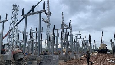 Đẩy nhanh tiến độ triển khai dự án đường dây và trạm biến áp 110kV Yên Bình 8