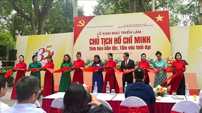 Khai mạc triển lãm “Chủ tịch Hồ Chí Minh – Tinh hoa dân tộc, tầm vóc thời đại”
