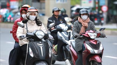 Bắc Bộ trời rét, mưa giảm ở Trung Bộ