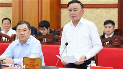 Thường trực Ban Bí thư chủ trì họp rà soát công tác tổ chức phục vụ Đại hội XIV