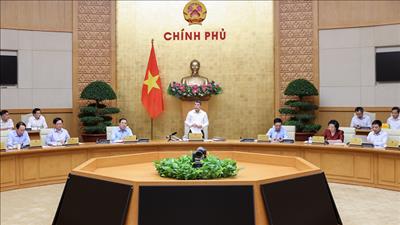 Thủ tướng Lê Minh Hưng chủ trì cuộc họp của Thường trực Đảng ủy Chính phủ và Thường trực Chính phủ