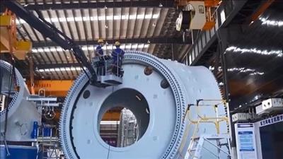Turbine gió ngoài khơi lớn nhất thế giới xuất xưởng