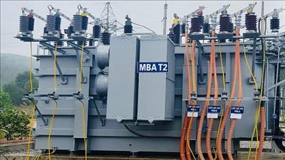 Đóng điện công trình lắp đặt MBA T2 TBA 110kV Vân Đồn