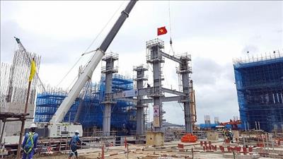 Dự án nhiệt điện Vân Phong 1: Khởi công lắp đặt kết cấu thép lò hơi số 1 