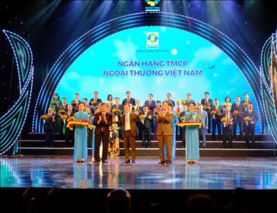 Vietcombank – ngân hàng duy nhất 7 lần liên tục được vinh danh Thương hiệu quốc gia
