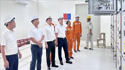 Đóng điện thành công TBA 110kV Đồng Sóc và các xuất tuyến trung áp