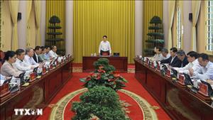 Chủ tịch nước: Tăng cường công tác tham mưu, phục vụ hoạt động của lãnh đạo Nhà nước