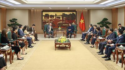 Thủ tướng tiếp lãnh đạo tập đoàn xây dựng hạ tầng hàng đầu Trung Quốc