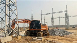 Lãnh đạo EVNNPT kiểm tra tiến độ dự án trạm biến áp 220kV Yên Dũng và đường dây đấu nối
