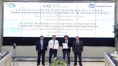 Nhật Bản bàn giao radar cảnh báo khí tượng thủy văn cho Việt Nam