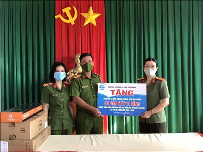 Hội Phụ nữ Công an Đắk Nông đồng hành cùng lực lượng Công an xã