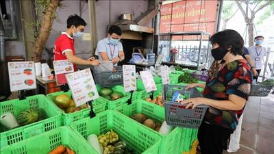 Hà Nội phân phối hàng hóa theo từng vùng chống dịch