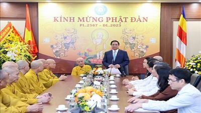 Thủ tướng Phạm Minh Chính chúc mừng Đại lễ Phật đản Phật lịch 2567