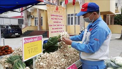 Xây dựng điểm tiêu thụ nông sản an toàn phòng dịch