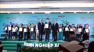 98 doanh nghiệp đạt danh hiệu doanh nghiệp xanh thành phố Hồ Chí Minh năm 2024
