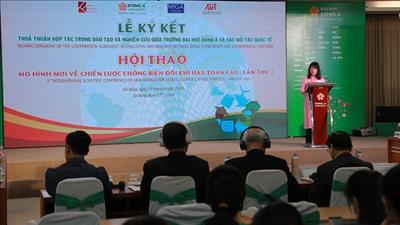 Hợp tác về khoa học công nghệ chống biến đổi khí hậu với Nhật Bản