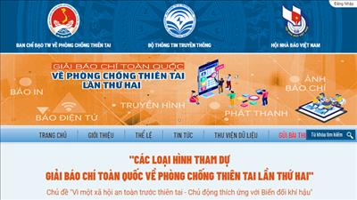 Phát động Giải báo chí toàn quốc về phòng, chống thiên tai lần thứ 2
