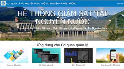Kết nối, chia sẻ dữ liệu giám sát khai thác, sử dụng tài nguyên nước