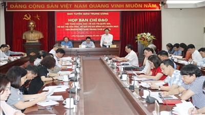 Lên kế hoạch tổ chức hội thảo khoa học về hệ giá trị văn hóa trong thời kỳ mới