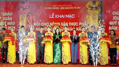 Hội chợ nông sản thực phẩm Tết Nguyên đán Quý Mão 2023