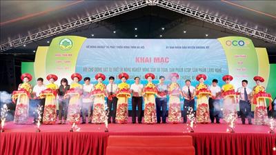 Tổ chức hội chợ nông sản an toàn, sản phẩm OCOP, làng nghề Hà Nội