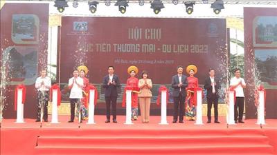 Khai mạc Hội chợ Xúc tiến thương mại - du lịch Hà Nội 2023