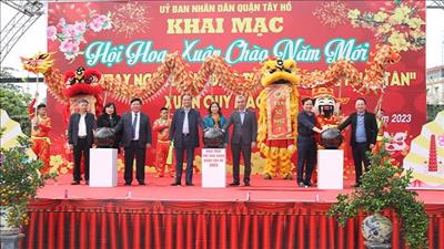 Khai mạc Hội hoa xuân chào năm mới Quý Mão 2023